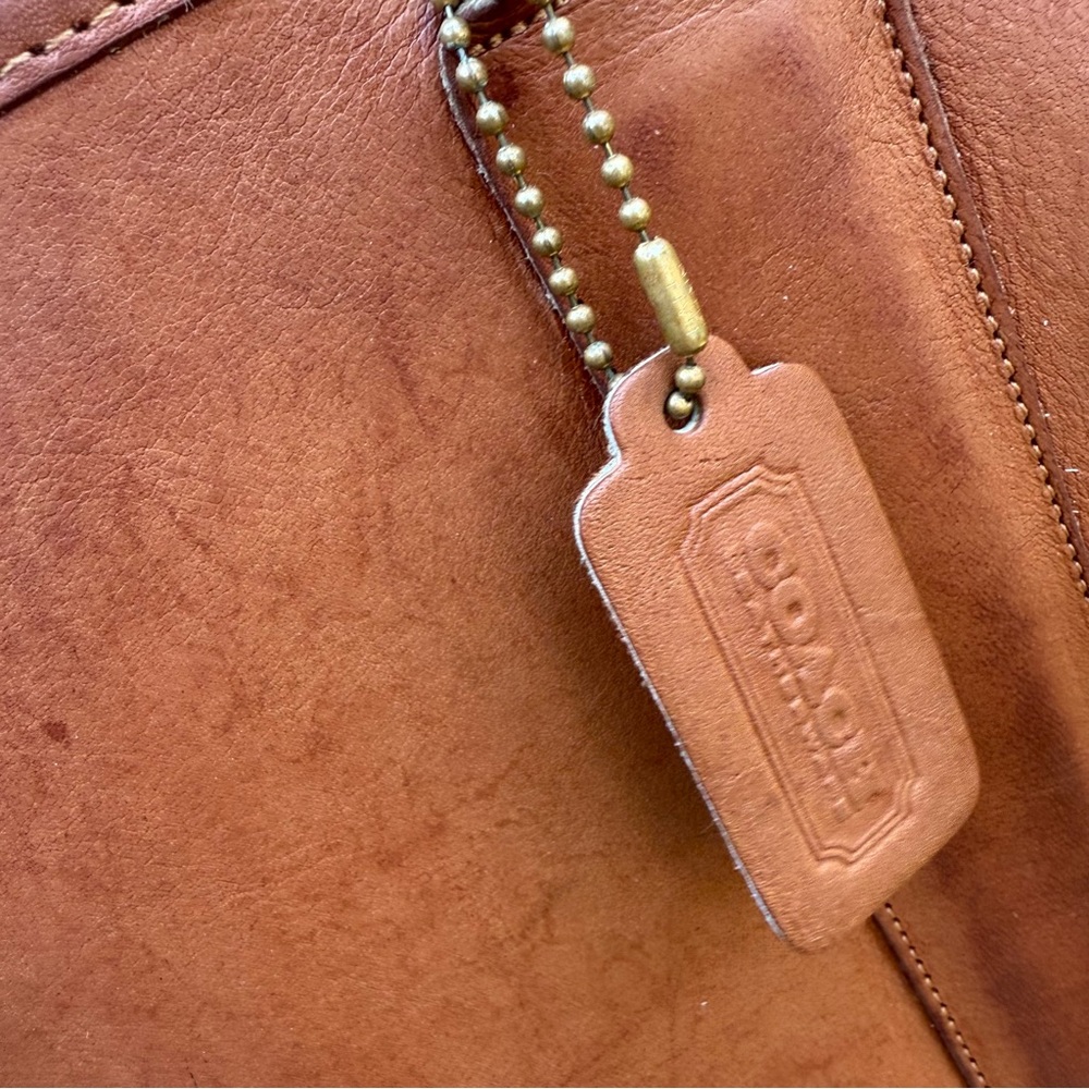 VINTAGE COACH Embassy Briefcase 9050 British Tan Business Bag - Picture 7 of 11